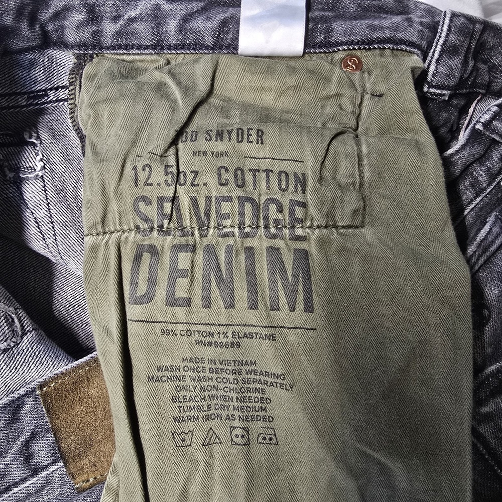 Todd Snyder Selvedge Denim Jeans Men Size 32x30 Grey - Picture 4 of 14